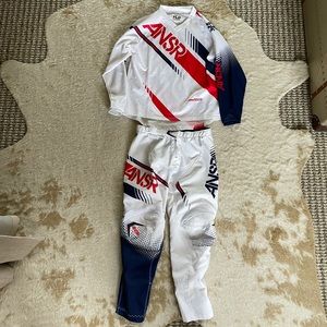 ansr moto pants + jersey